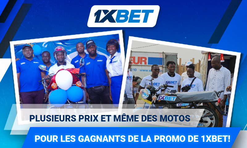 1xBet gave away new motorbikes and hundreds of valuable prizes to visitors at New Year fairs in Yaoundé and Douala